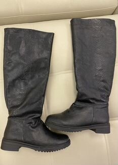 Кожаные женские зимние сапоги 39 размер