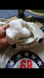 Детская толстовка новая худи с мехом джемпер р 110