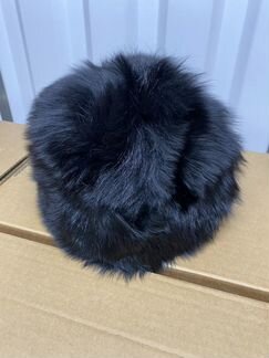 Шапка Yves Salomon оригинал мех Лисы