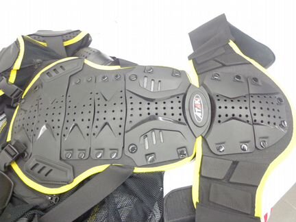 Черепаха защитная ataki sc-p114 черная/hi-viz желт