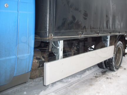 Боковой противоподкатный брус, алюминий