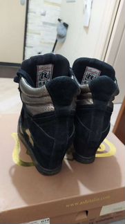 Сникеры (кроссовки) на танкетке ASH Италия нат.кож