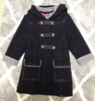 Шерстяное демисезонное пальто на девочку Giesswein