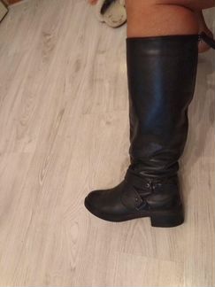 Сапоги натуральная кожа