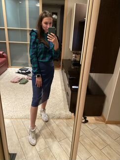 Юбка кожаная