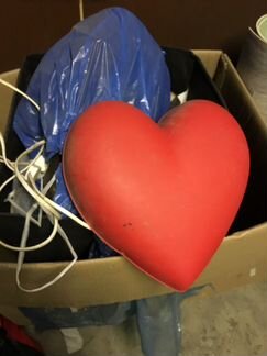 Светильник в виде сердца