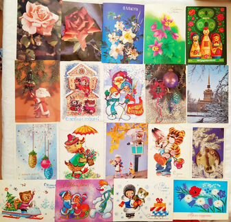 Открытки ссср, чистые