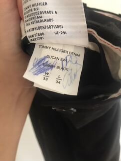 Hilfiger брюки на защипах со стрелками
