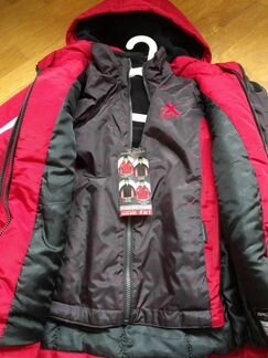 Новая зимняя куртка на мальчика 2 в 1 с бирками
