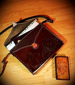 Портфель - папка кожаная для документов