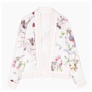Куртка кардиган Stradivarius белая