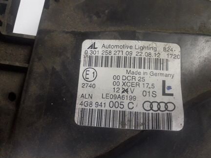 Фары A7 4G8941005C и 4G8941006C