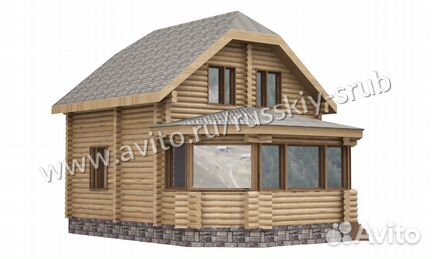 Сруб дома 