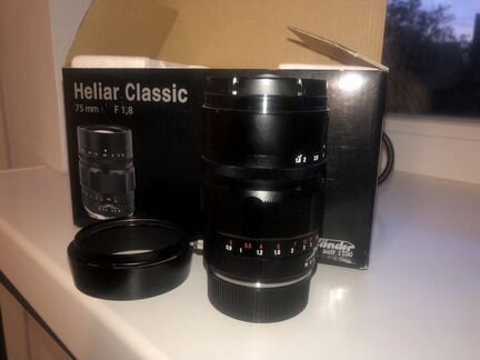 Leica M Voigtlander Heliar 75mm f/1.8 Lens