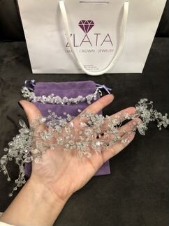 Комплект ручной работы (браслет и диадема)