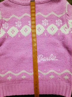 Свитер чистая шерсть 92см Barbie