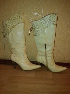 Продам сапоги женские натуральная кожа