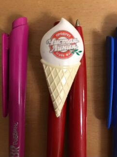 Набор ручек с фабрик мороженого