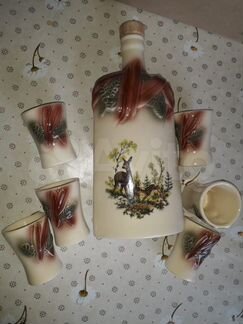 Словацкая керамика: ликерный набор 