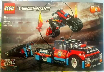 Lego Technic 42106 Шоу трюков на грузовиках и мото