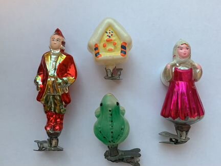 Елочные игрушки СССР Царевна Лягушка