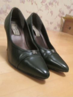 Туфли, кожа, зеленые, Австрия