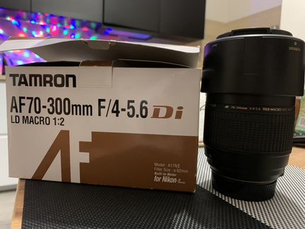 Объектив af 70-300 tamron