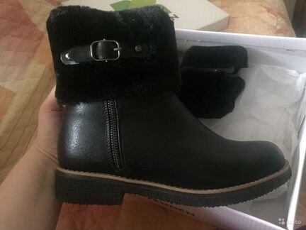 Сапожки зимние. Новые. Натуральная кожа. Р.39