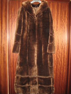 Шуба из мутона