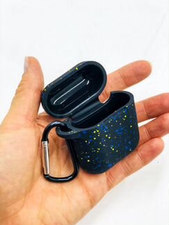 Чехол силиконовый airpods космос