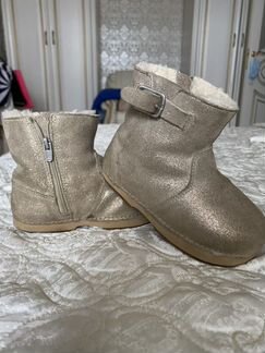 Ботинки натуральные на меху Zara baby