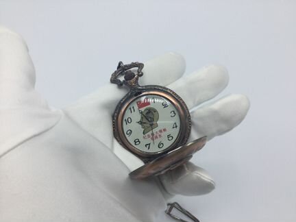 Карманные часы на 100 лет Мао Дзе Дун с цепочкой