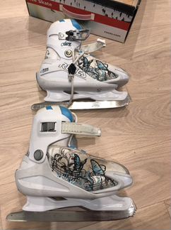 Коньки roces fuzzy girl раздвижные 30-35