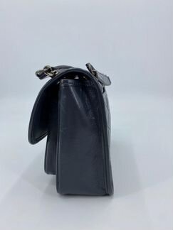 Женская сумка YSL на цепочке серая кожа новая люкс