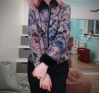 Укороченная дублёнка