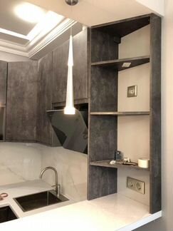 Кухонный гарнитур с мдф фасадами. угловая кухня