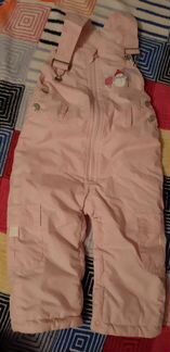 Зимние штаны для девочки 80
