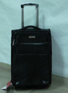 Чемодан черный тканевый Monkking. S. Ручная кладь