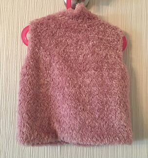 Меховой жилет для девочки