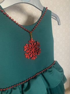 Платье елочка на Новый год 104-116