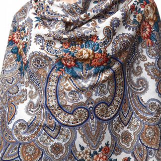 Платок павлопосадский шерстяной