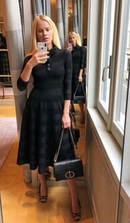 Платье Christian Dior с отстегивающимся воротником