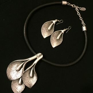 Колье, серьги, браслет, кольцо