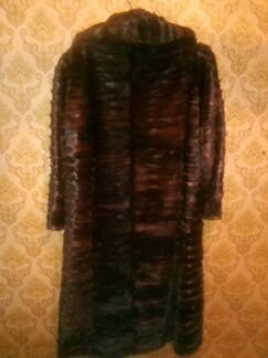 Шуба женская из лапок чернобурки