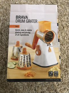 Ручная терка-шинковка «Brava Drum Grater» (3 насад