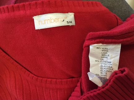 Итальянский джемпер 44 шерсть 40