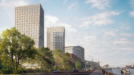 2-к апартаменты, 64.1 м², 4/24 эт.