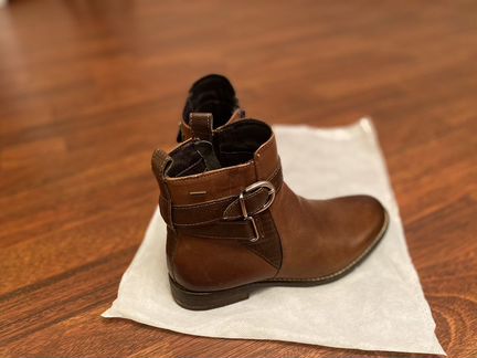 Ботинки кожаные