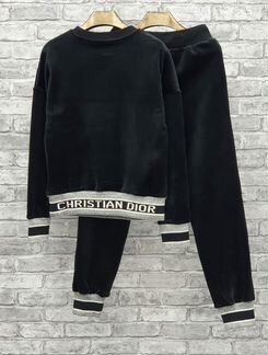 Бархатный костюм Dior
