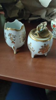 Зажигалки настольные, наборы пепельницы+ зажигалки